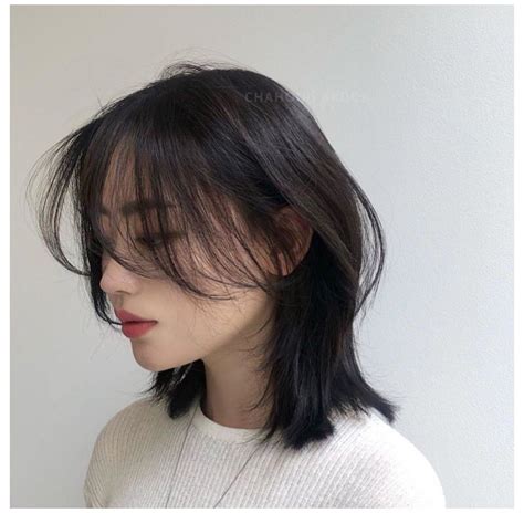 Edgy - Wolf Cut Korean Hairstyle